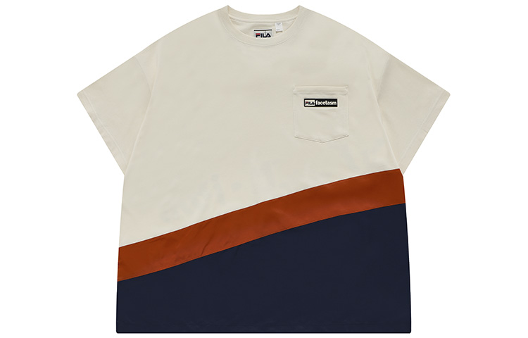 

FILA FUSION Футболка с рукавом дроп-шиoulder мужская maltose white