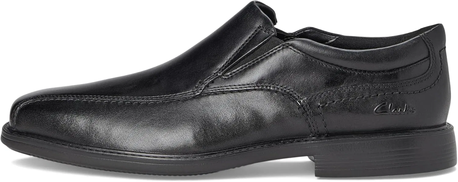Мужские тапочки Clarks Dresslite Step, Black Leather — фото 4