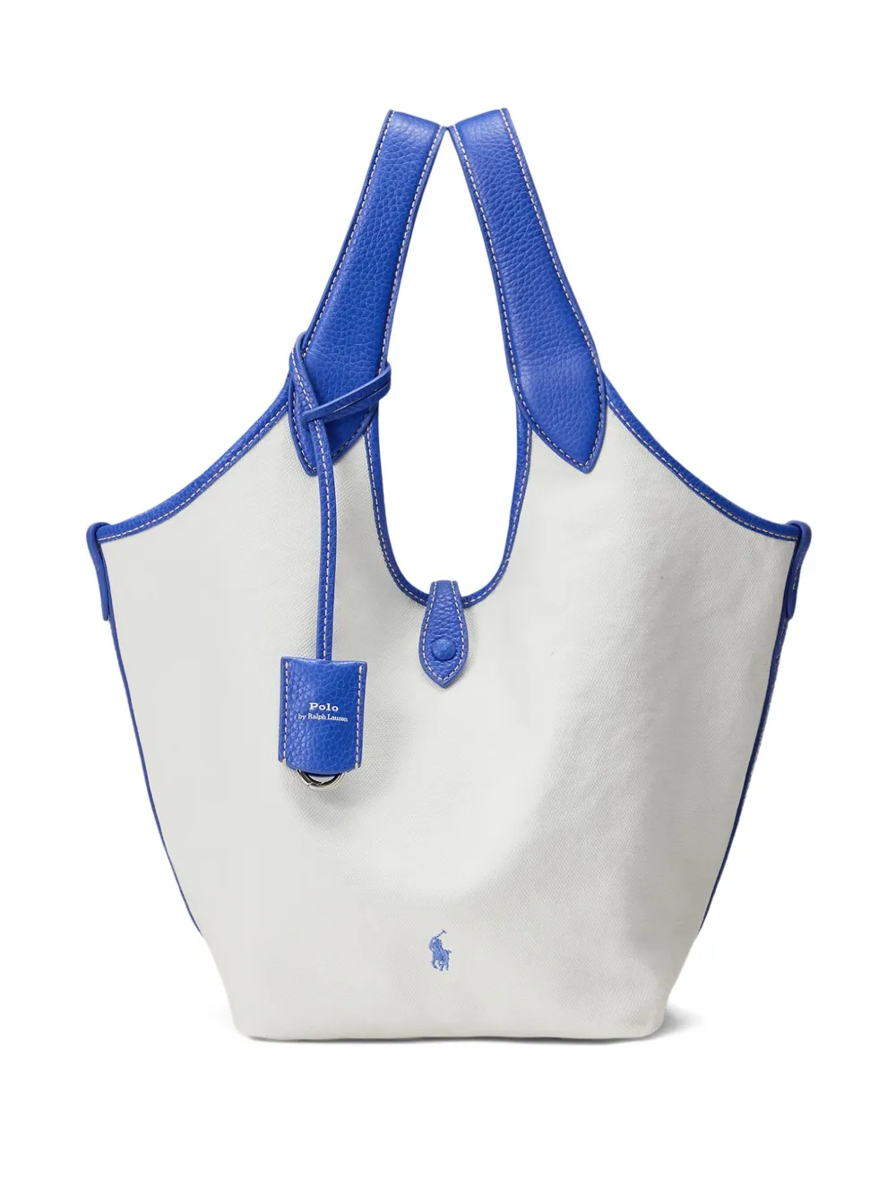 

Сумка-тоут из канваса POLO RALPH LAUREN, белый