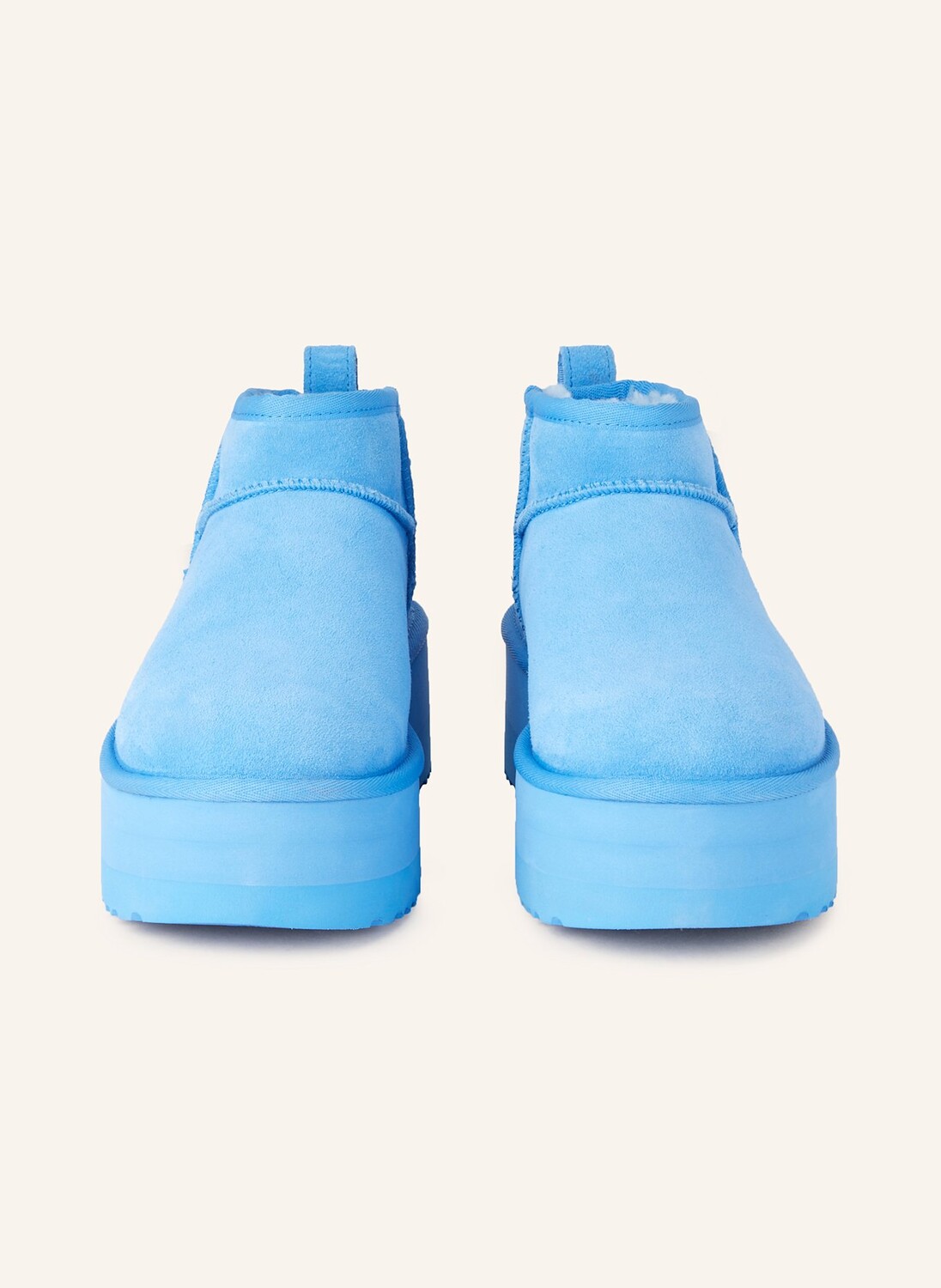 Сапоги UGG на платформе, синий — фото 3