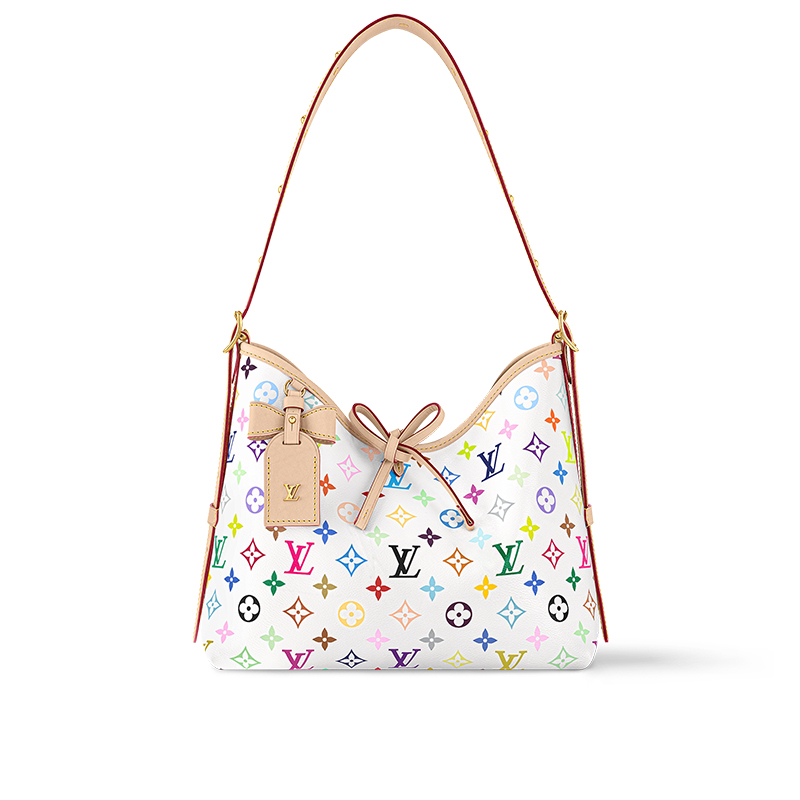 

LOUIS VUITTON Сумка-тоут Takashi Murakami CarryAll Pm белая разноцветная