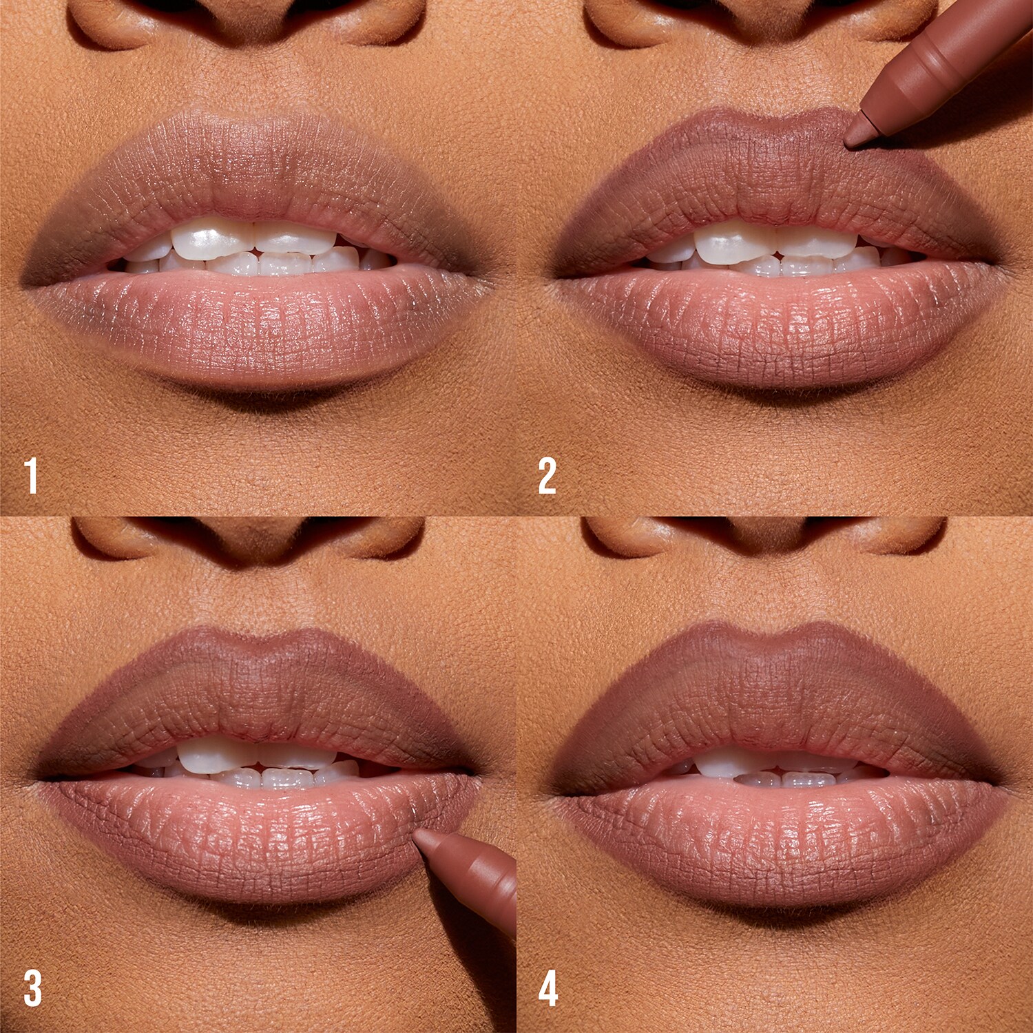 Карандаш для контура губ Lip Contour 2.0 Lippenkonturenstift Huda Beauty, Honey Beige (0,5 g) — фото 4