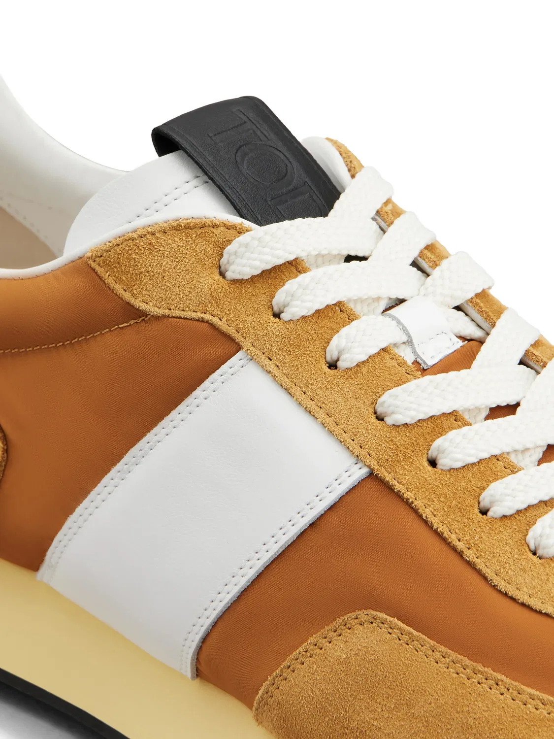 Кроссовки на шнуровке Tod's, желтый — фото 4