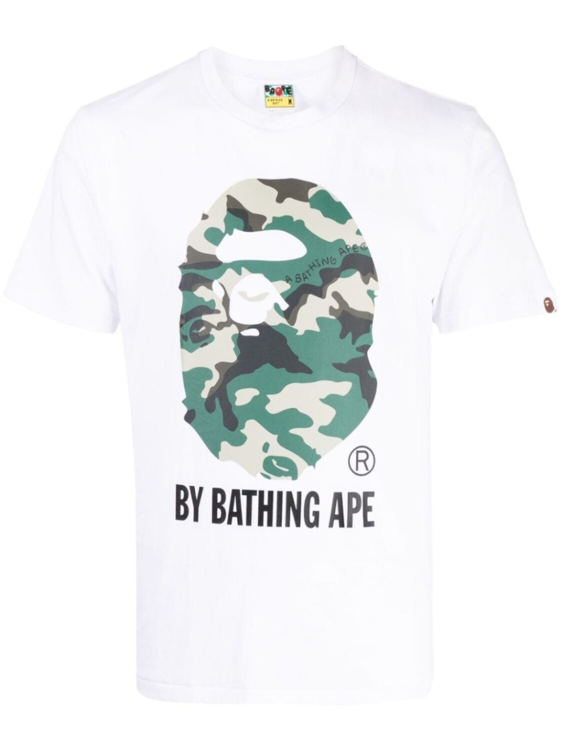 

A BATHING APE футболка с логотипом, белый