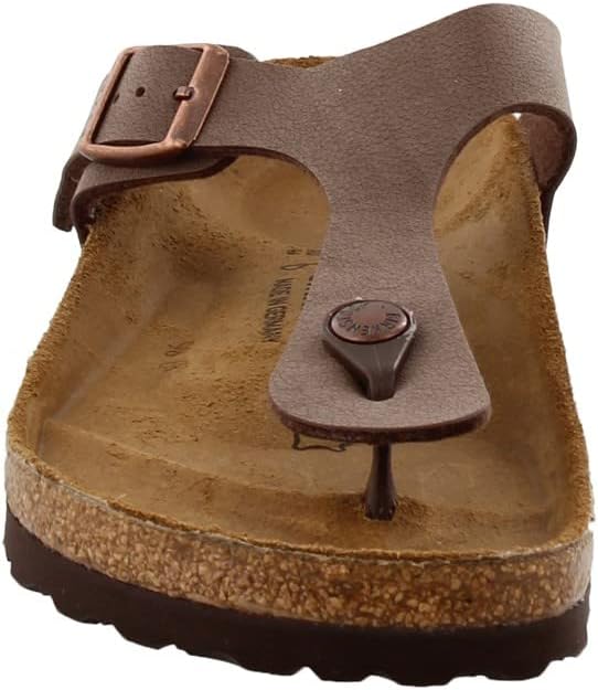 Сандалии-вьетнамки Birkenstock Gizeh унисекс для взрослых, 6-6.5 Mocha — фото 3