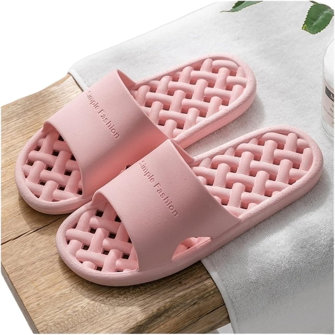 

Тапочки в виде акулы для ванной, женские летние домашние тапочки, быстросохнущие, с нескользящей подошвой, мягкой подошвой, шлепанцы для дома и пляжа (Цвет: розовый для женщин, размер обуви: 36-37) Tomyeus