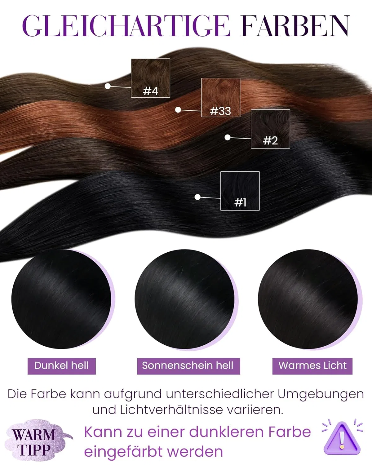 Наращивание волос кератиновыми капсулами «Bondings Extensions Real Hair» 60 см, черные, 50 г от Laavoo Laavoo — фото 4
