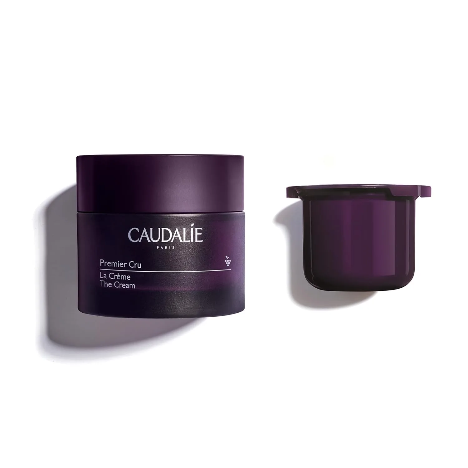 Увлажняющий крем-антивозрастной крем Caudalie Premier Cru, многоразовая баночка - 50 мл крема и сменный картридж 50 мл.