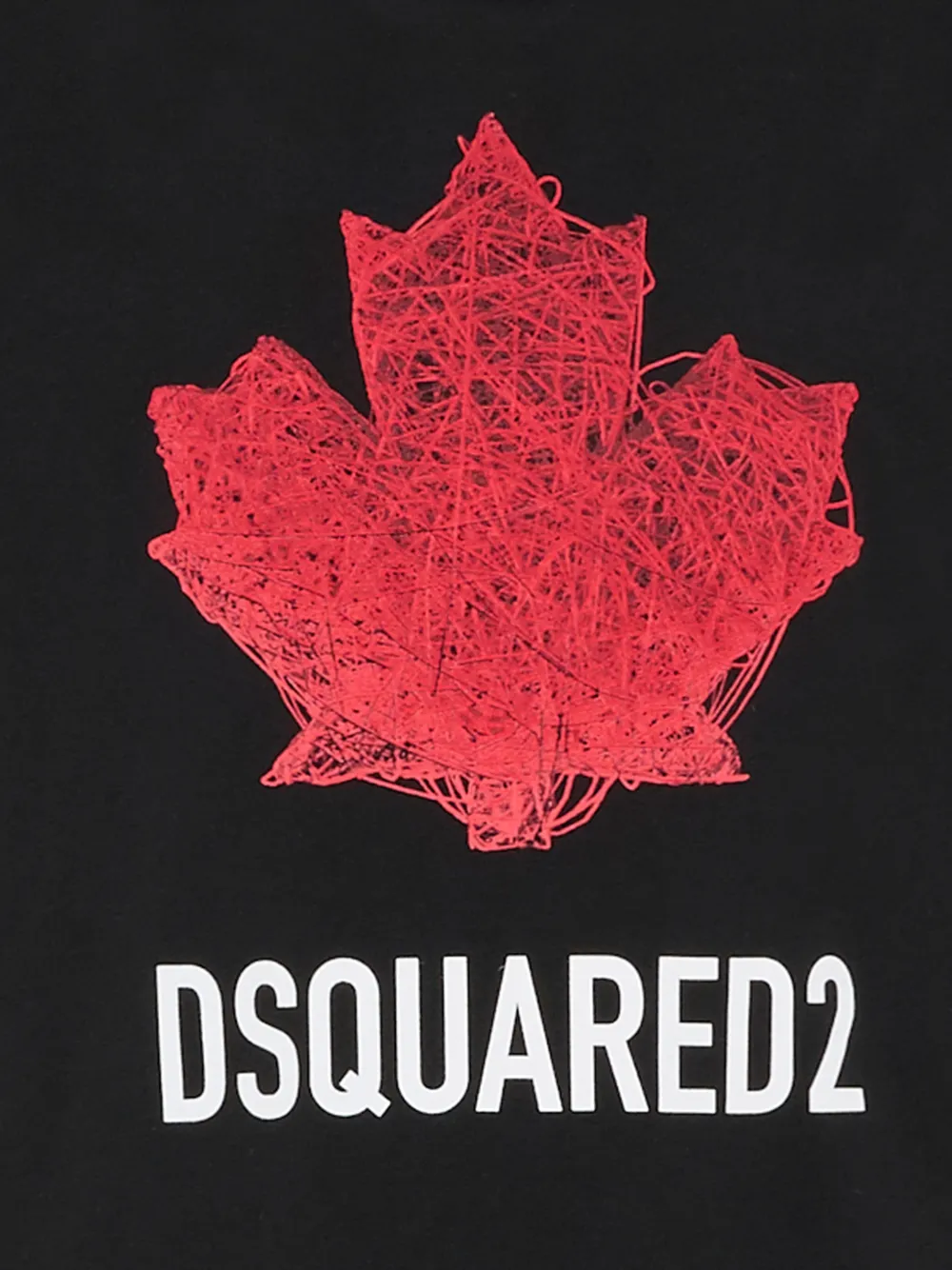 Футболка с короткими рукавами и графическим принтом Dsquared2 Kids, черный — фото 3