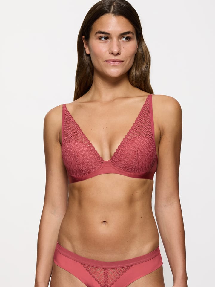 

Triumph Бюстгальтер на косточках ягодного цвета