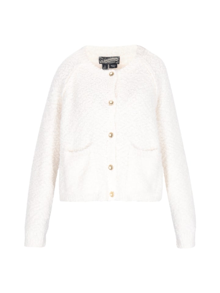 

Женский кардиган цвета слоновая кость DreiMaster Vintage