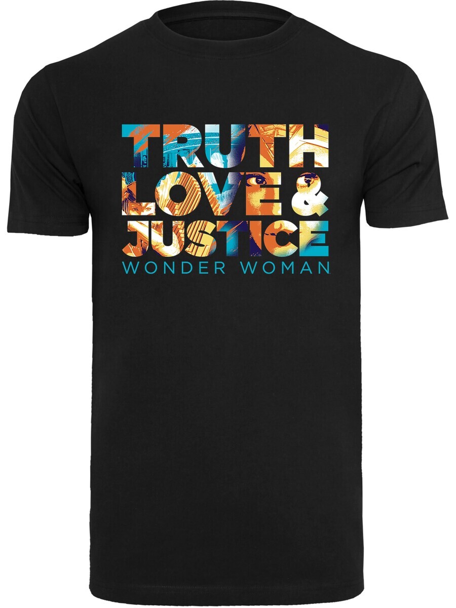 

Классическая футболка F4NT4STIC Shirt DC Comics Wonder Woman 84 Diana Truth Love Justice, черный