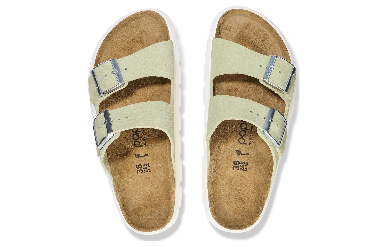 Вьетнамки Birkenstock Женские, Light Green — фото 4