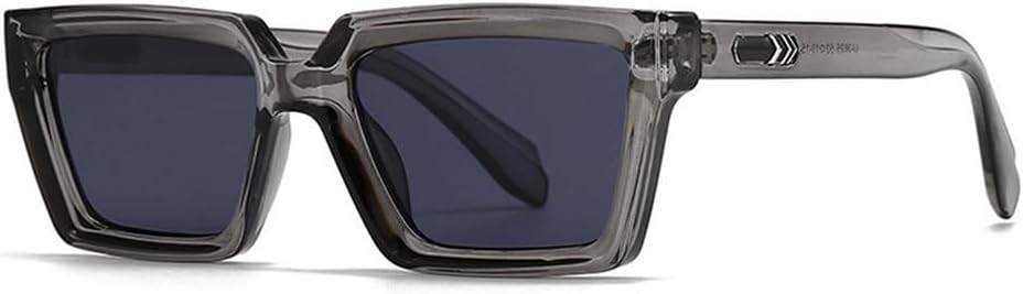 

Модные солнцезащитные очки 2027 года для женщин, винтажные градиентные очки с защитой от УФ-излучения UV400, модные солнцезащитные очки для мужчин с заклепками MTZJH, Grey Grey