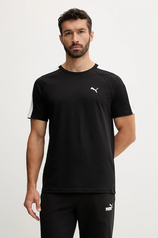 

Хлопковая футболка Puma, черный