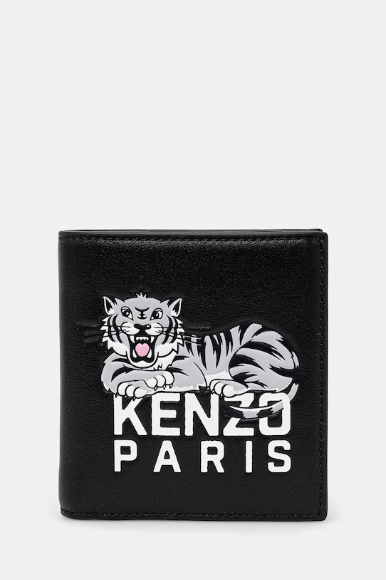 

Кожаный кошелек Kenzo, черный