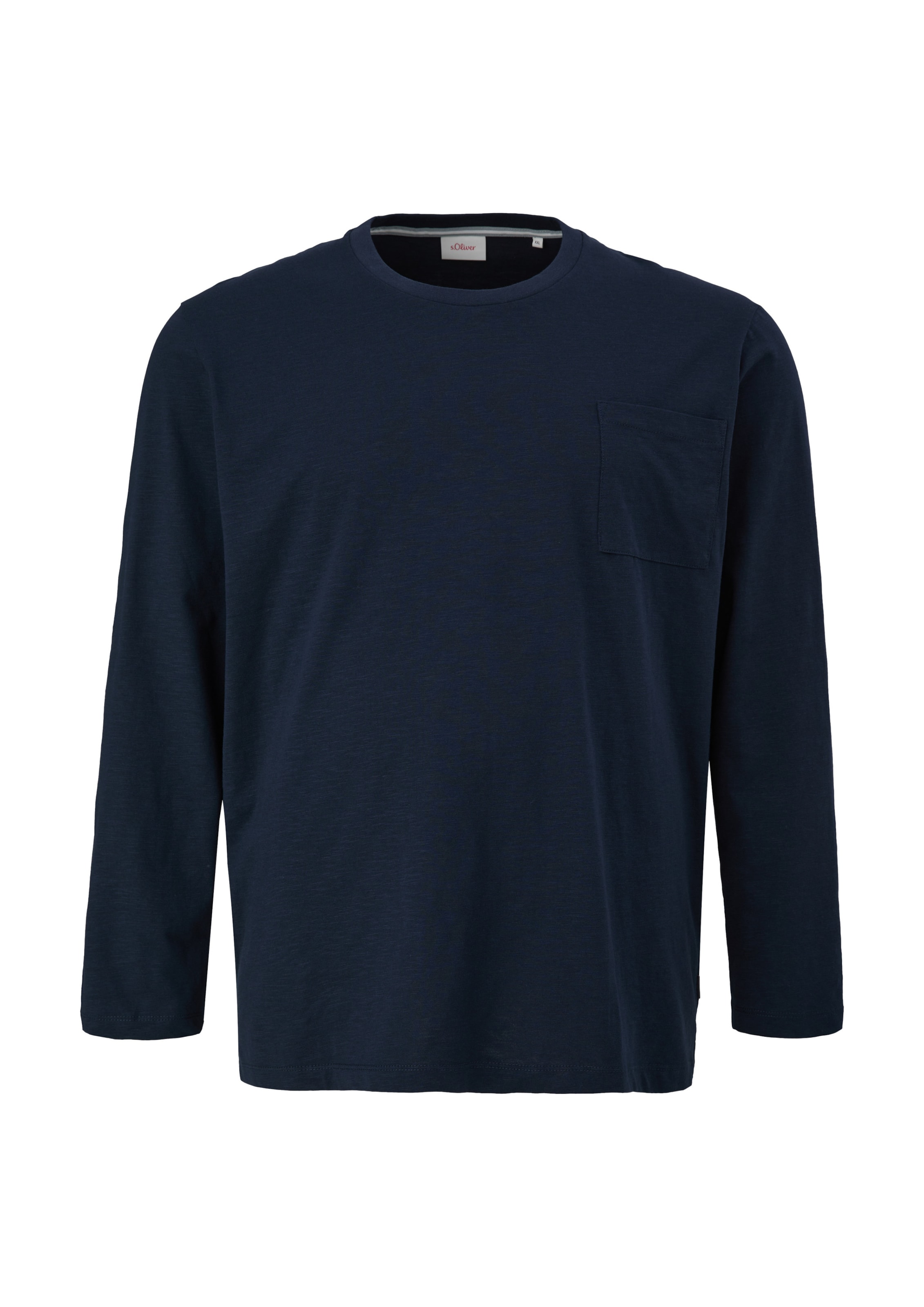 

s.Oliver Men Big Sizes Лонгслив в цвете Navy