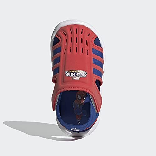 Сандалии для купания adidas Altaswim для малышей унисекс, белый/красный/синий/ярко-красный — фото 2