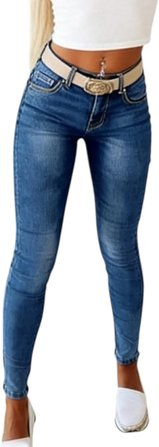 

Женские джинсы Sassy Skinny Mid Rise Soft Stretch Skinny Shaping Jean Casual Slim Fit WGXWGX