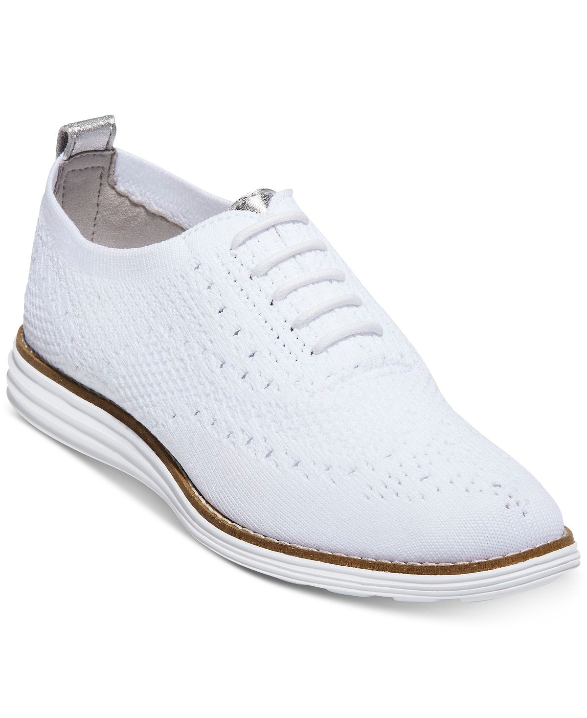 

Женские оригинальные оксфорды Grand Stitchlite Cole Haan, белый