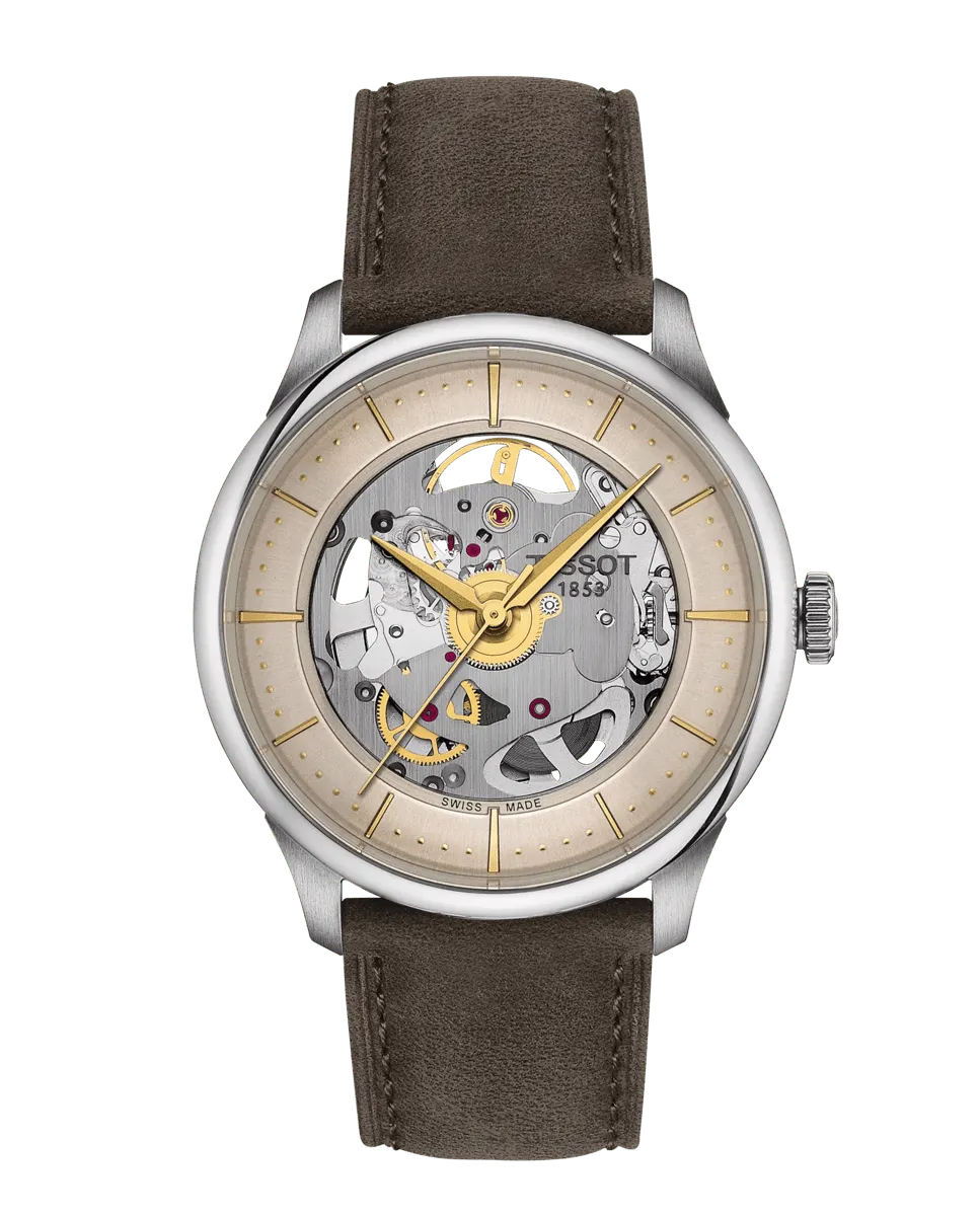 

Мужские часы коллекции Chemin des Tourelles автоматические зеленого цвета Tissot, зеленый