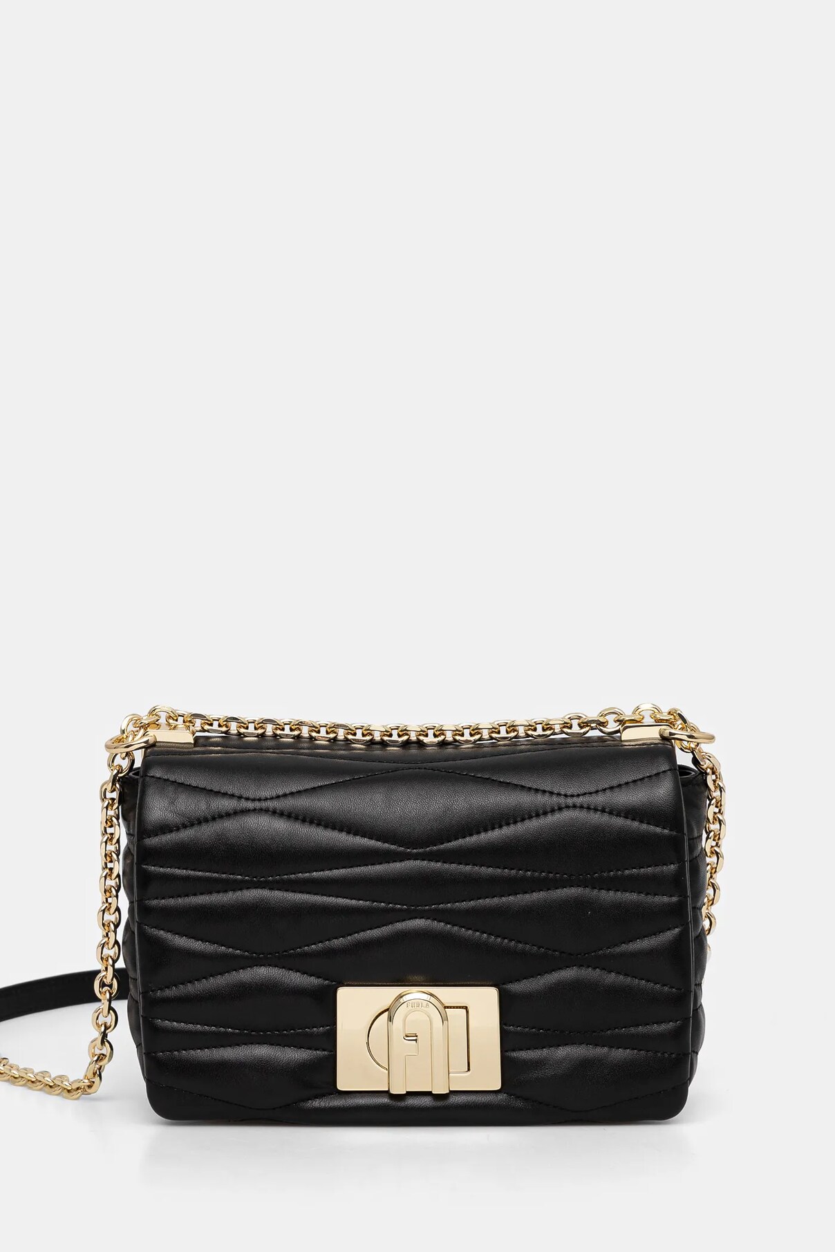 

Сумка из кожи Furla, черный