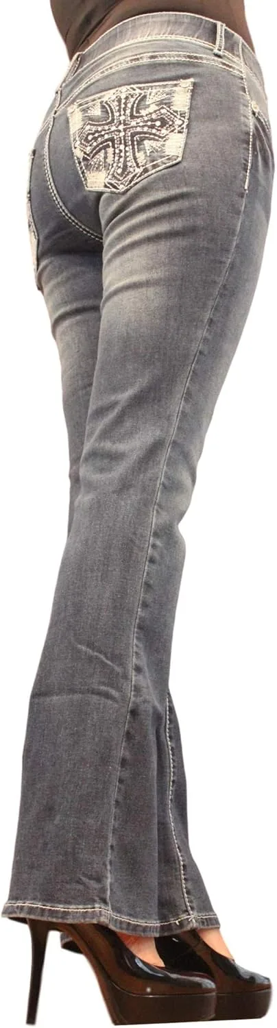 

Джинсы Missy Boot Cut с эффектом контроля живота PJM180 Project Indigo