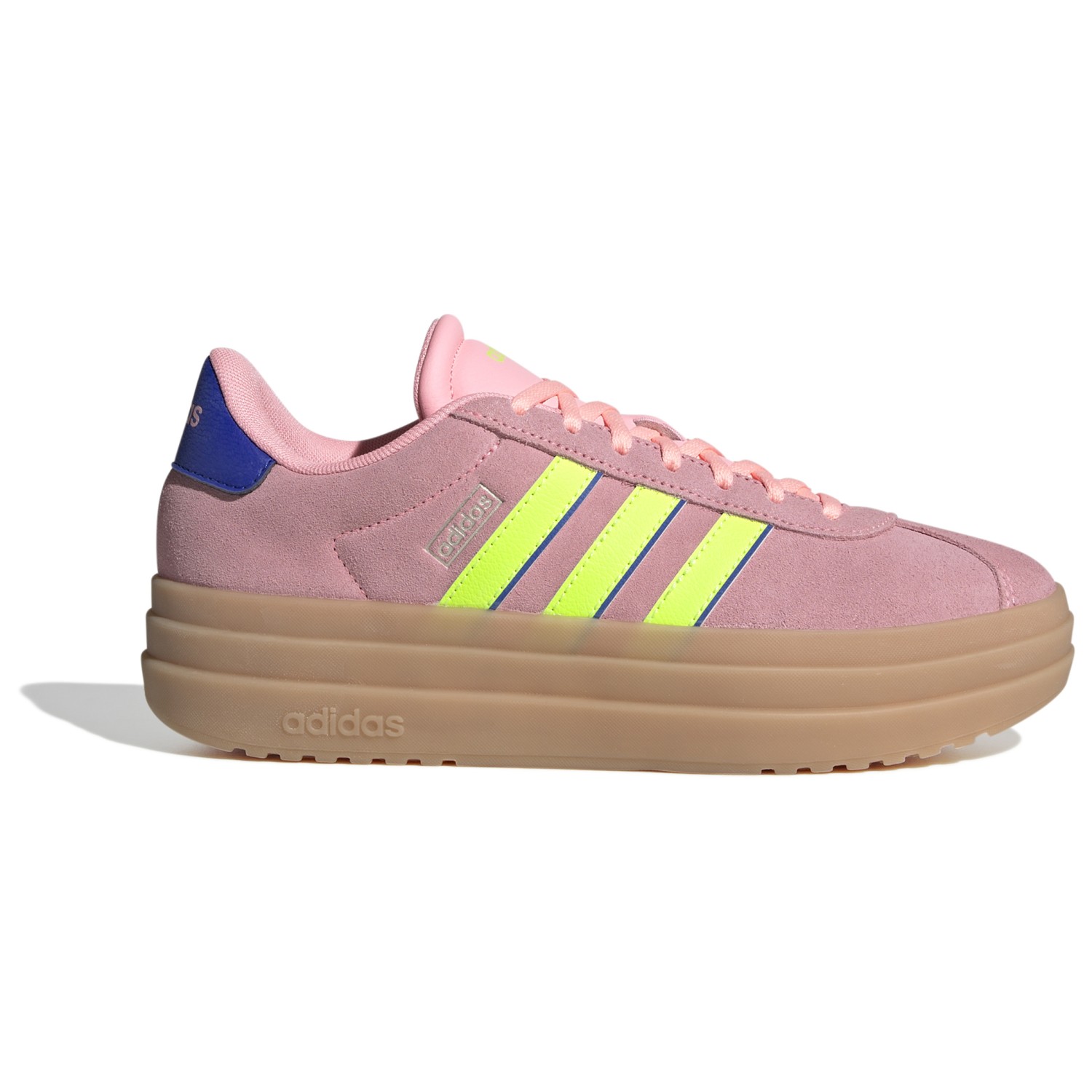 

Кроссовки Adidas VL Court Bold, цвет Lucid Blue/Lucid Lemon/Flash Aqua