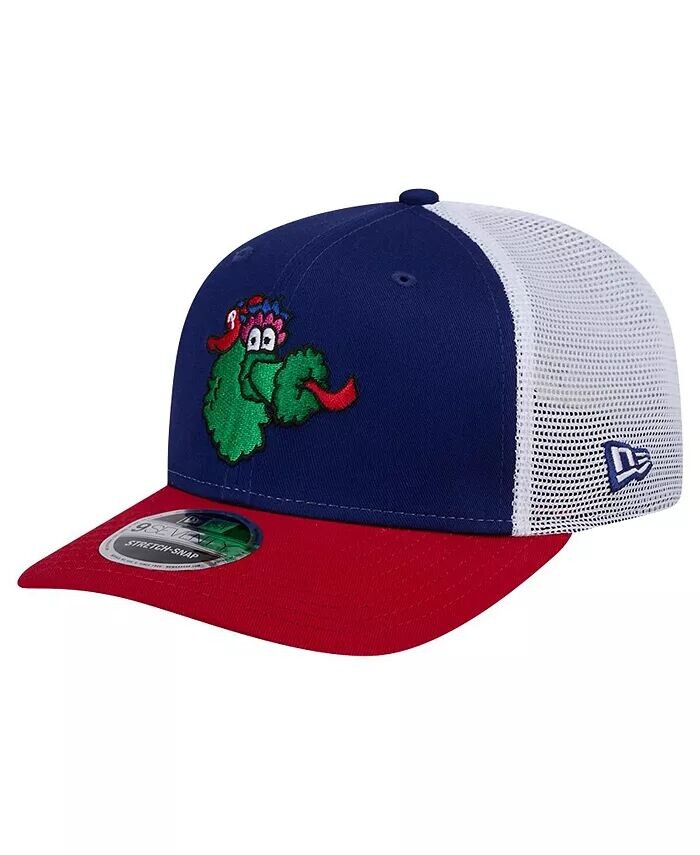 

Мужская кепка Royal Philadelphia Phillies Phanatic 9SEVENTY Trucker Snapback New Era, синий