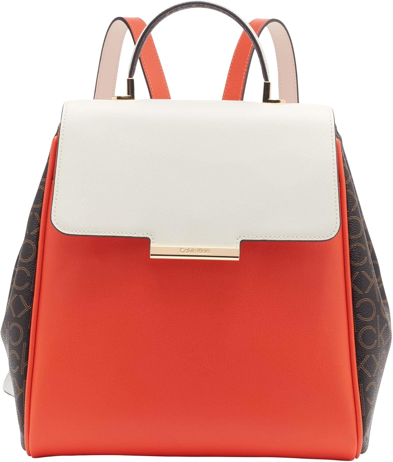 

Рюкзак Calvin Klein Nolan с верхней ручкой, Fiery Orange/Brown/Khaki