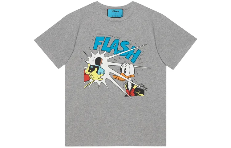 Футболка Disney Donald Duck GUCCI, серая — фото 3