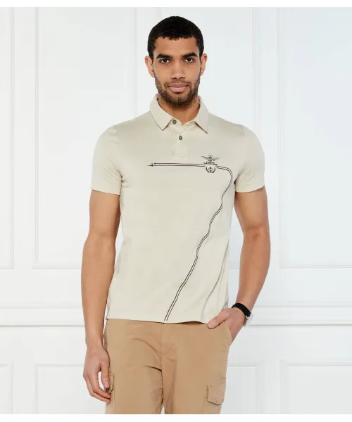 

Футболка поло Regular fit Aeronautica Militare, бежевый