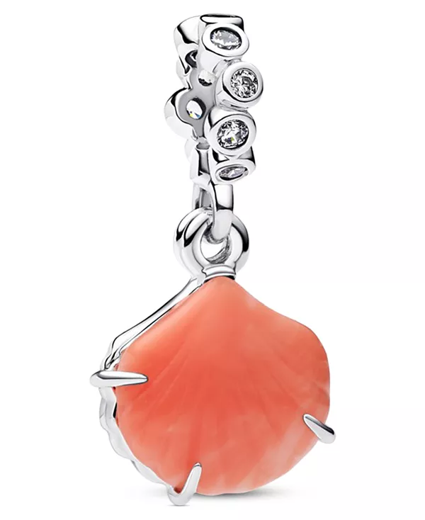 

Двойные подвески в виде ракушек кораллов Pandora, orange