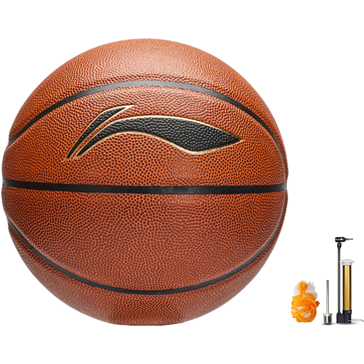 

LINING Мяч для улицы размер 6, женский игровой мяч размер 5, молодежный, баскетбольный мяч для детей увеличенного размера оранжевый rubber