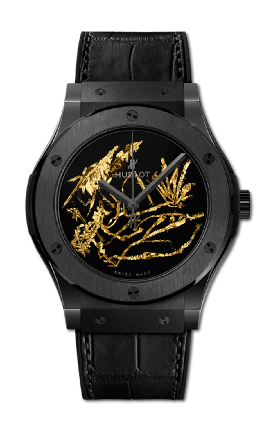 

Часы classic fusion gold crystal firmament 45 мм Hublot