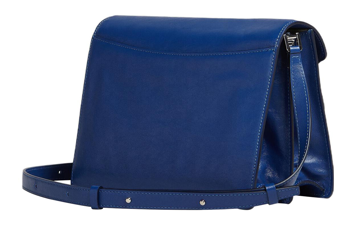 MARNI Сумка через плечо Trunk Calfskin, мужская синяя — фото 3