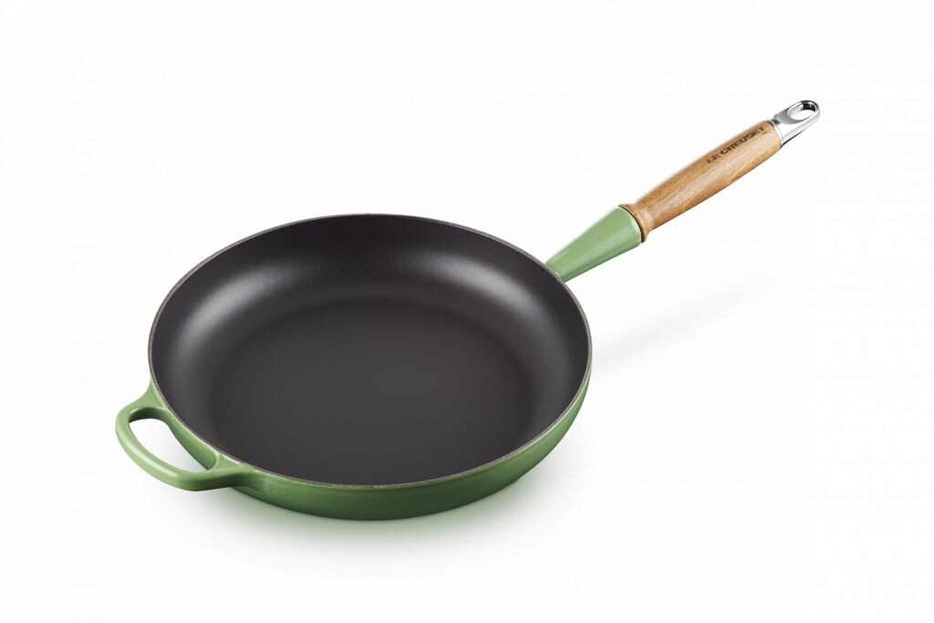

Сковорода Le Creuset Signature Bamboo - ø 28 см / 2,6 литра - Эмалированное антипригарное покрытие, зеленый