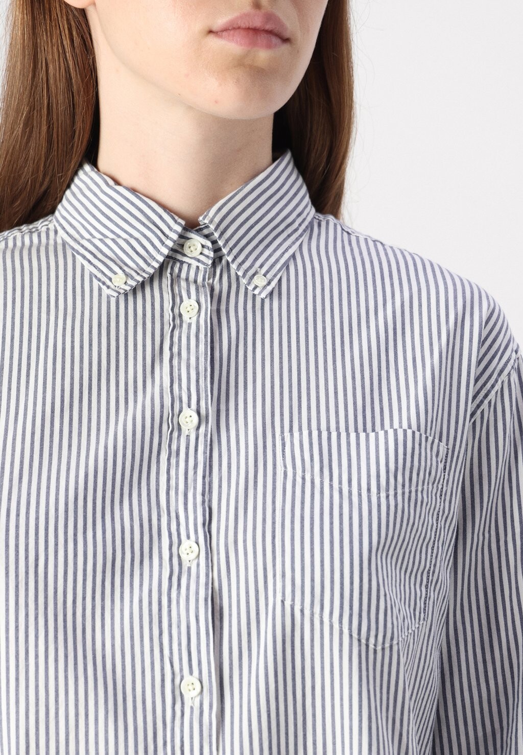 

Блузка на пуговицах LUXURY STRIPE GANT, темно-синий