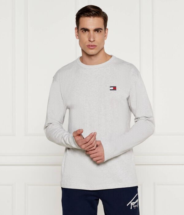 

Лонгслив Tommy Jeans Regular Fit, серый