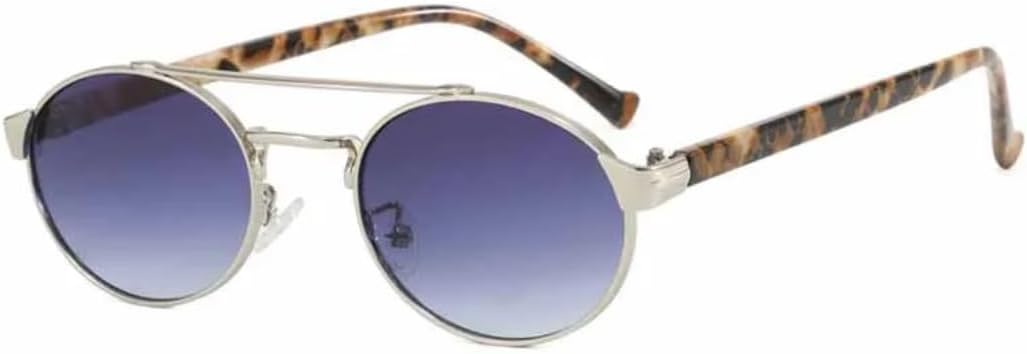 

Солнцезащитные очки с защитой UV400 | Маленькая оправа, овальные градиентные линзы | Для женщин и мужчин, для занятий спортом на открытом воздухе и вождения DSVIGF, Leopard Gray