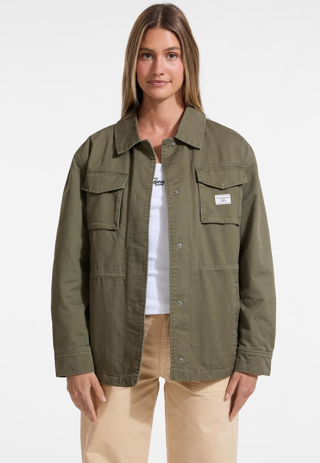 

Летняя куртка UTILITY Guess Jeans, зеленый
