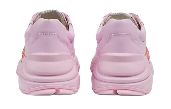 Кроссовки rhyton 'pink apple' Gucci, розовый