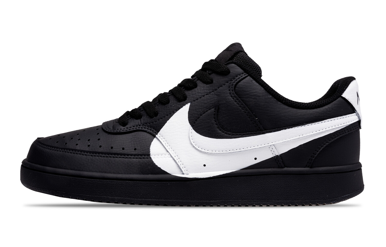 

Кроссовки для скейтбординга Court Vision 1 мужские низкие черный/белый Nike