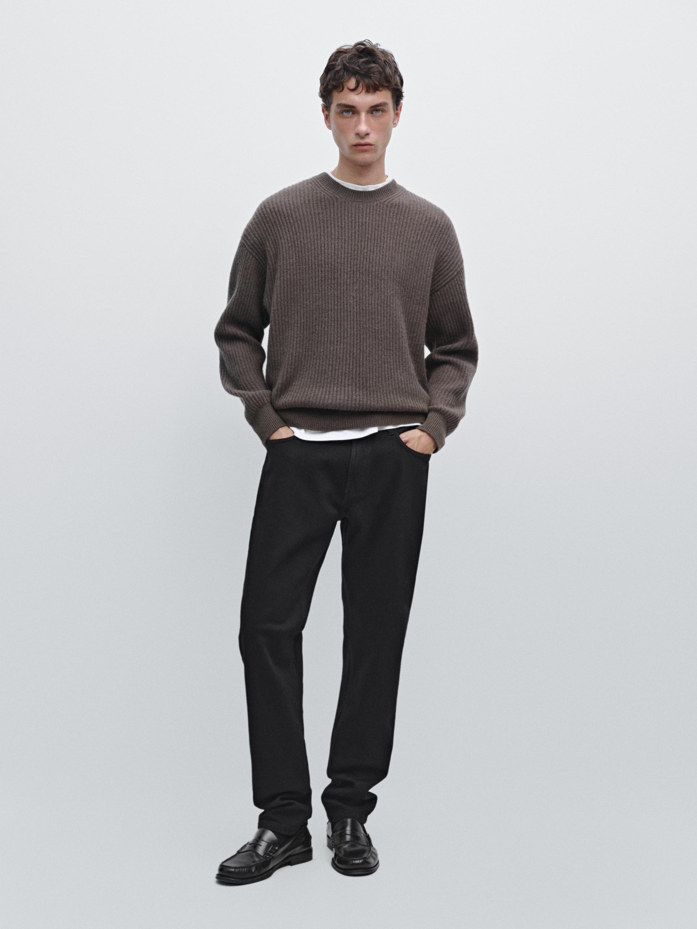 

Джинсы Slim Fit Massimo Dutti, черный