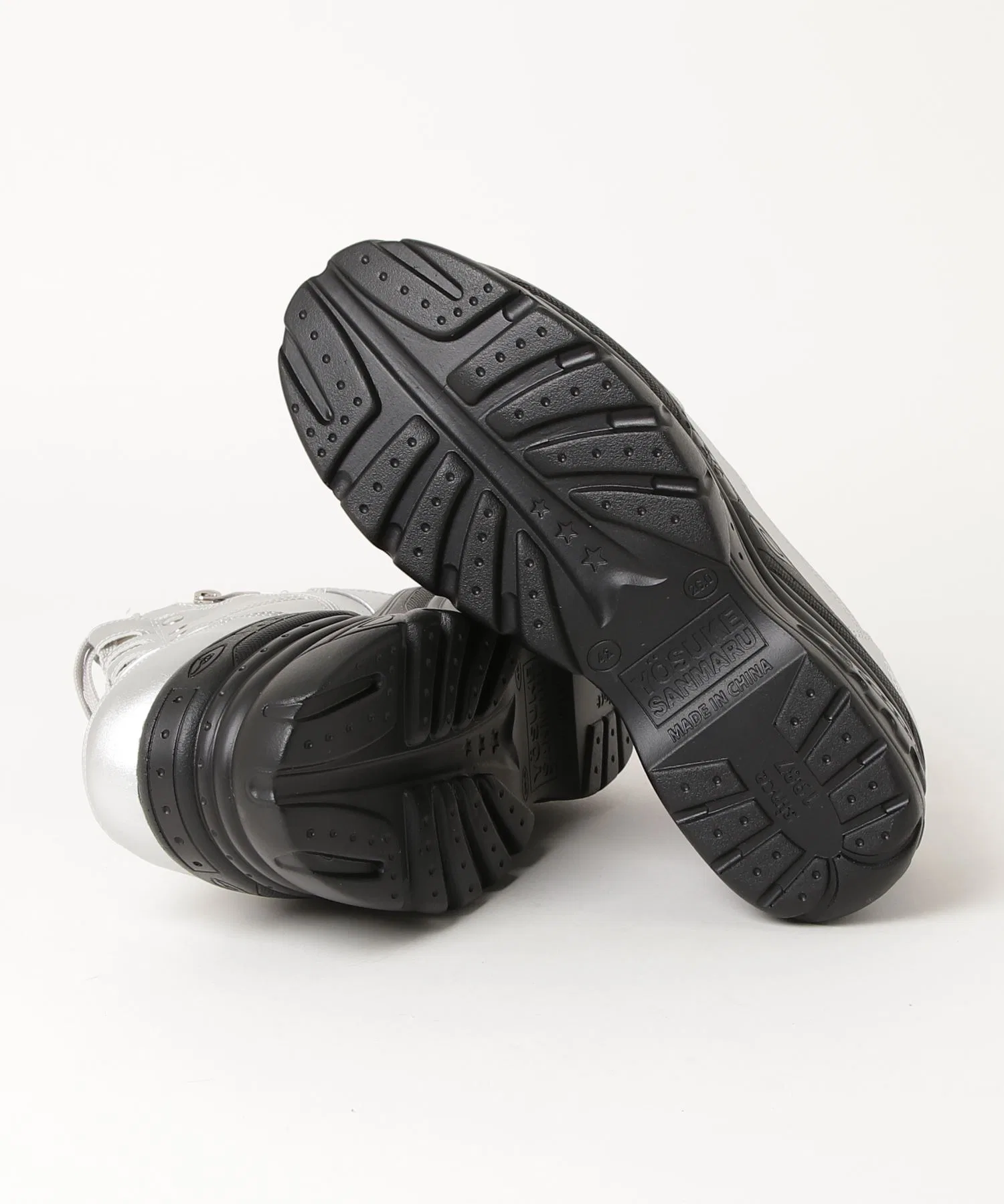 Мужские кроссовки на платформе с 6 заклёпками YOSUKE 2608502 белые — фото 3