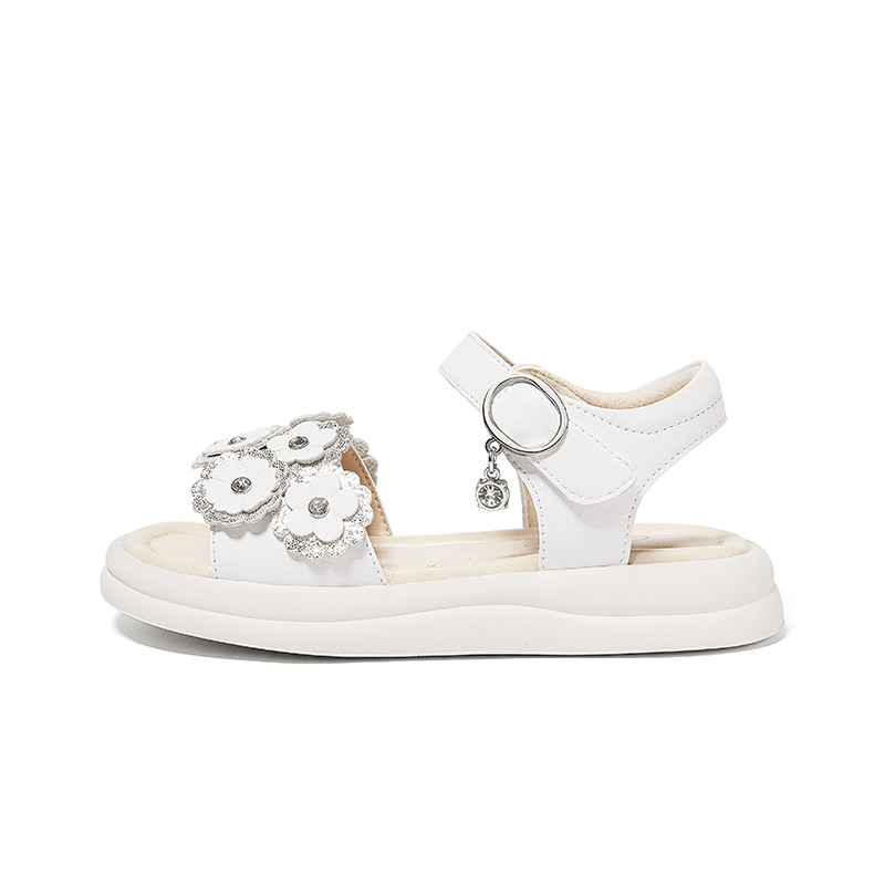 

Snoffy Нескользящие и дышащие детские сандалии цвета экрю, белые, детские