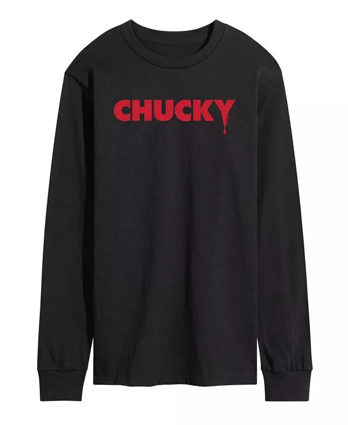 

Мужская футболка с длинным рукавом с логотипом Chucky AIRWAVES, черный