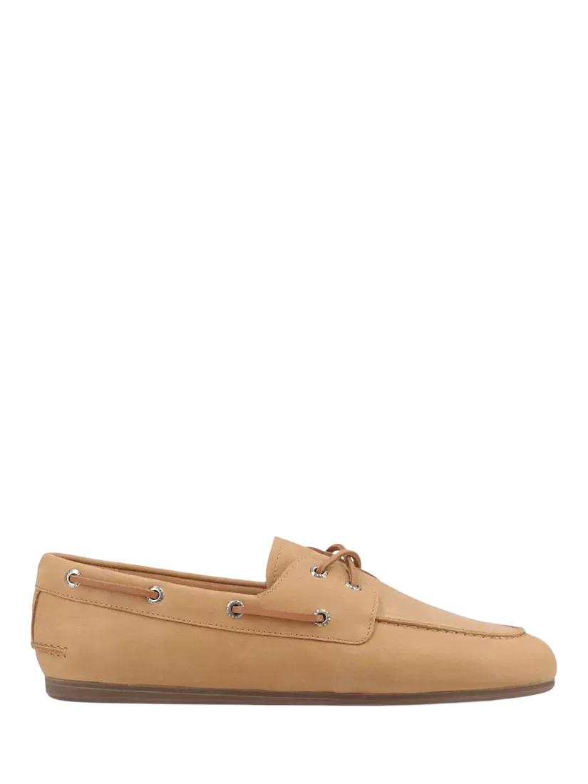 Узкие кожаные лодочные туфли Sperry, Tan