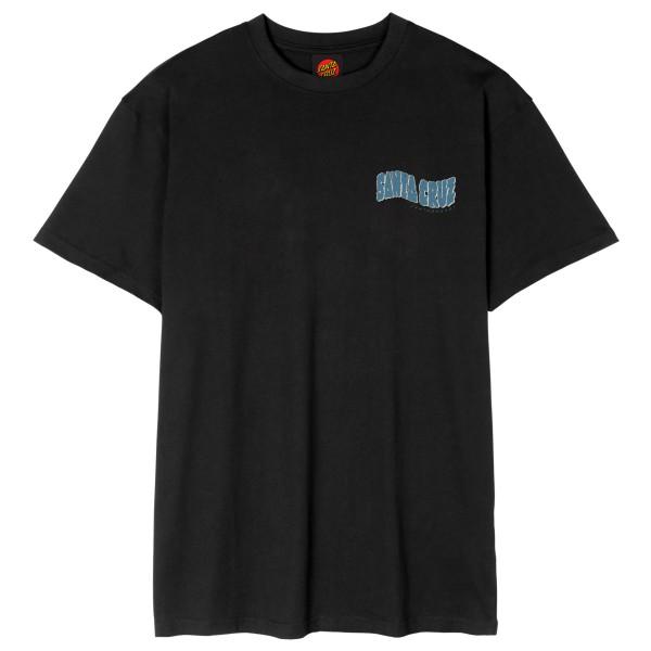 

Футболка с полосками Tiki hand strip - футболка Santa Cruz, черный