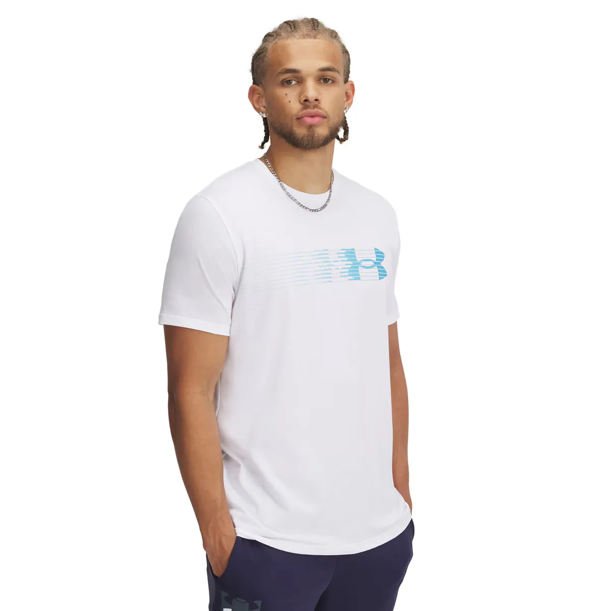 

Футболка мужская UA M LC Fly in Logo SS Under Armour, белый